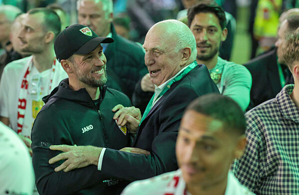 firo :  24.05.2025,
Fussball:
DFB Pokalfinale Final Finale
Arminia Bielefeld - VfB Stuttgart