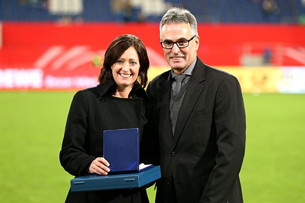 firo, Fussball, Fußball, Frauen, DFB, 26.11.2015
Länderspiel: Deutschland - England