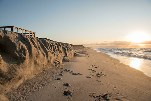 Sturmschaden am Lister Strandabschnitt