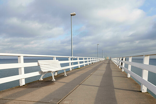 Seebrücke, Timmendorfer Strand, Ostseeküste, Lübecker Bucht, Schleswig-Holstein, Deutschland, Europa