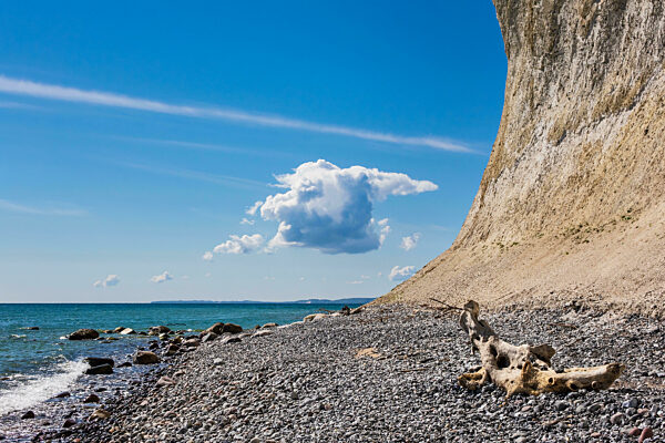An der Küste der Ostsee auf der Insel Rügen.
