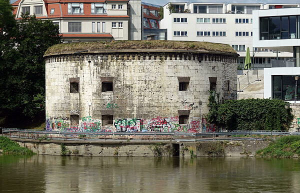 Bunker an der Donau in Ulm
