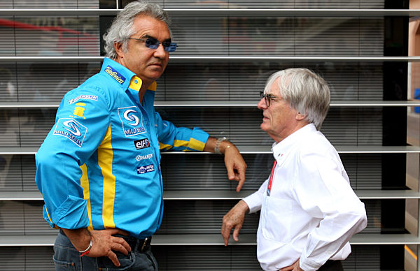 Formel 1 Monaco - Briatore und Ecclestone