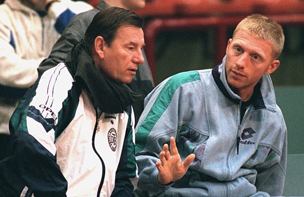 Boris Becker und "sein" Teamchef Niki Pilic