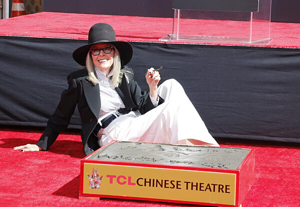 Diane Keaton Hand Imprinting, Los Angeles, California, USA - 11 Aug 2022