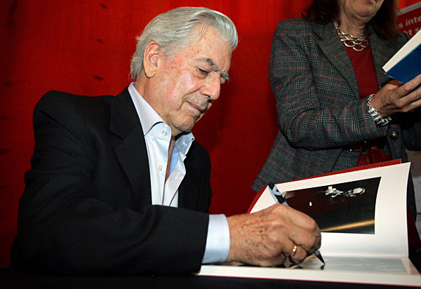 Schriftsteller Mario Vargas Llosa