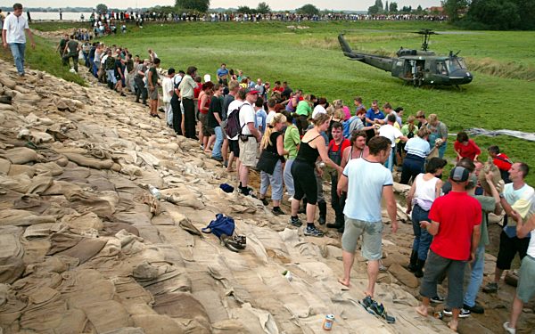Hochwasser: Region Wittenberg arbeitet fieberhaft an Deichen