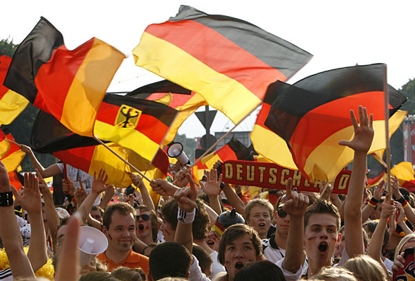 EURO 2008 - Halbfinale Deutschland - Türkei 3:2 - Fanmeile in Berlin