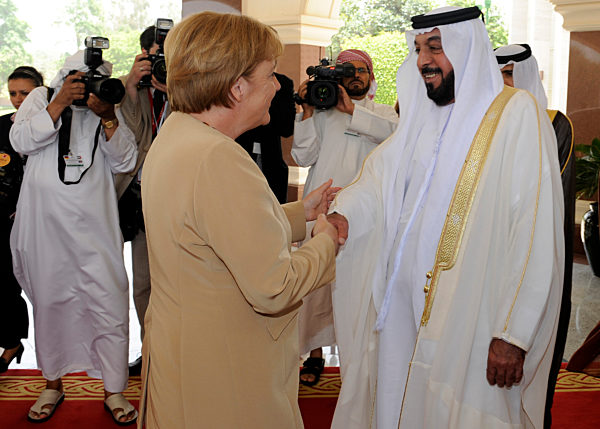 Bundeskanzlerin Merkel bereist die Golfregion