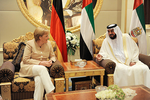 Bundeskanzlerin Merkel bereist die Golfregion