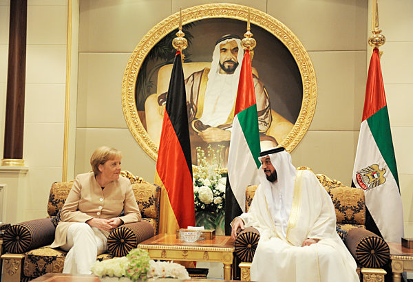 Bundeskanzlerin Merkel bereist die Golfregion