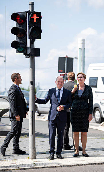 Kandidaten für SPD-Vorsitz - Geywitz und Scholz