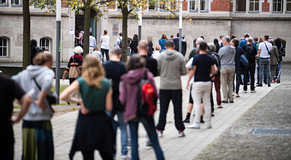 Wahl zum Abgeordnetenhaus - Stimmabgabe