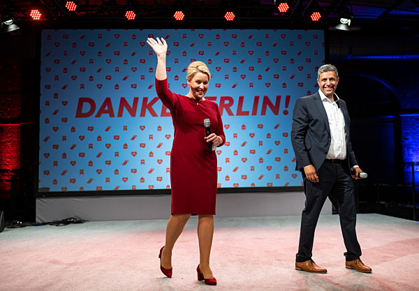 Wahl zum Abgeordnetenhaus - SPD Wahlparty