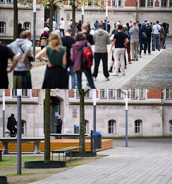 Wiederholungswahl Berlin - Stimmabgabe
