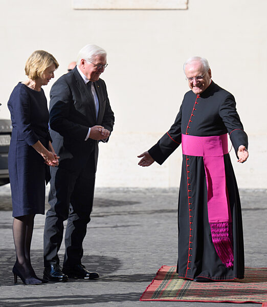Bundespräsident Steinmeier in Vatikanstadt