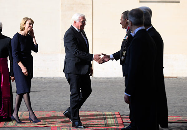 Bundespräsident Steinmeier in Vatikanstadt