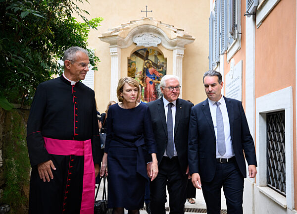 Bundespräsident Steinmeier in Vatikanstadt