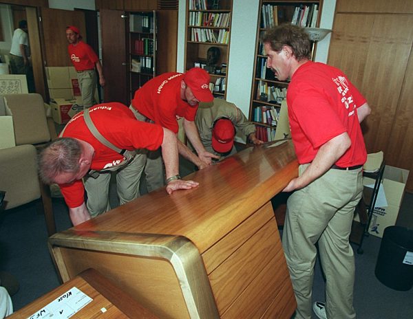 Der Umzug des Bundestages hat begonnen