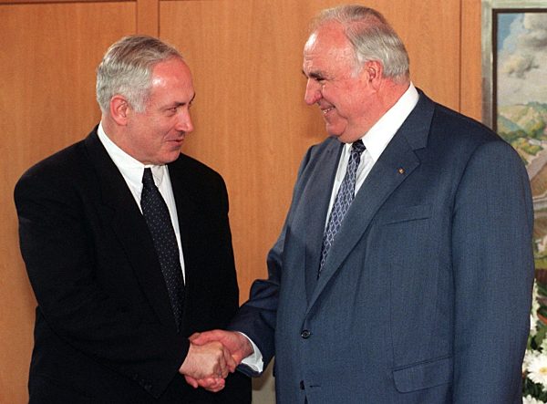 Kohl empfängt Netanjahu in Bonn