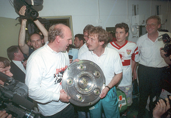 Soccer - 1991-92 - VfB Stuttgart wins Championship