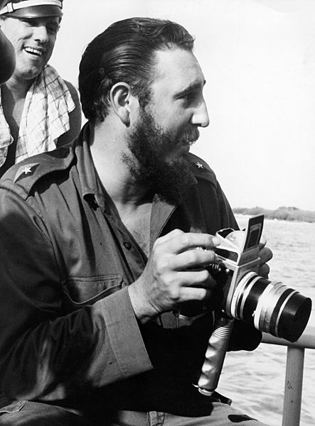 Historical Cuba - Fidel Castro takes pictures