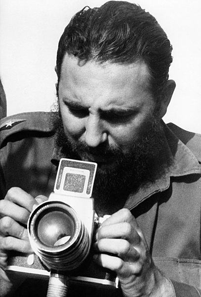 Historical Cuba - Fidel Castro takes pictures