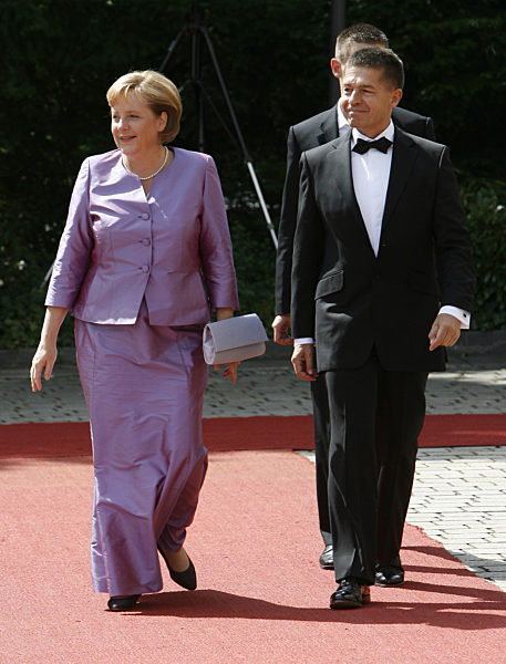 Bayreuther Festspiele - Angela Merkel und Joachim Sauer