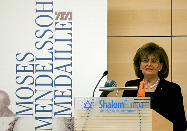 Die Präsidentin des Zentralrats der Juden in Deutschland, Charlotte Knobloch...