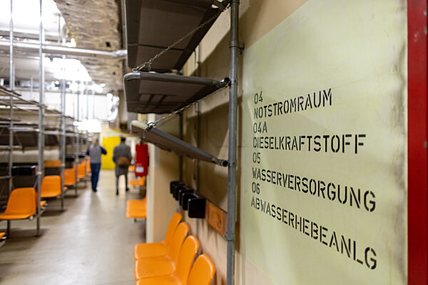 Atombunker unter dem Hauptbahnhof Nünrberg