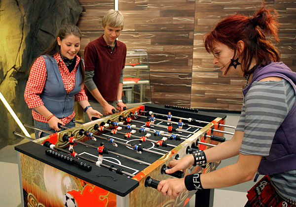 Dreharbeiten zu Kinderserie "Schloß Einstein"