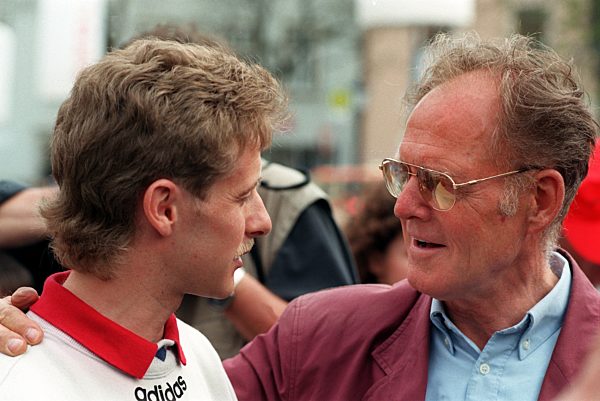 Täve Schur und Jens Weißflog