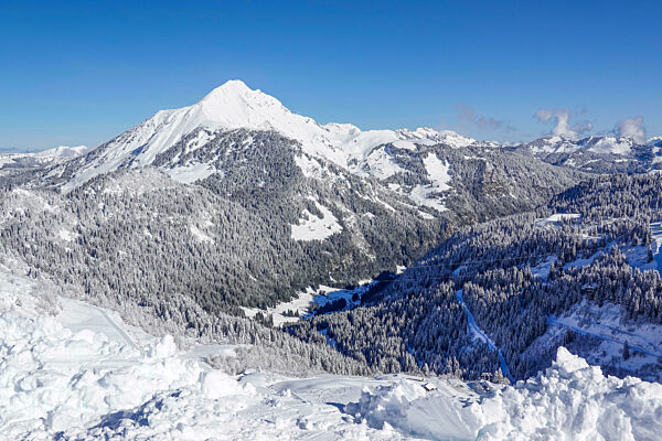 Mont de Grange, Chatel, Wintersportgebiet Portes du Soleil, Haute-Savoie, Frankreich