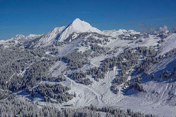 Mont de Grange, Chatel, Wintersportgebiet Portes du Soleil, Haute-Savoie, Frankreich