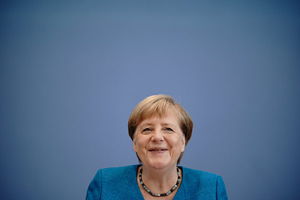 Traditionelle Sommer-Pressekonferenz mit Bundeskanzlerin Merkel