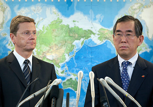 Außenminister Westerwelle in Japan