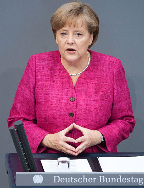 Bundestag - Regierungserklärung Merkel