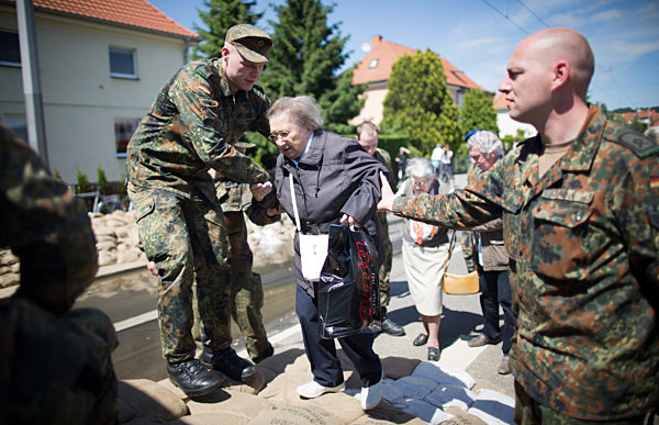 Hochwasser in Sachsen - Dresden