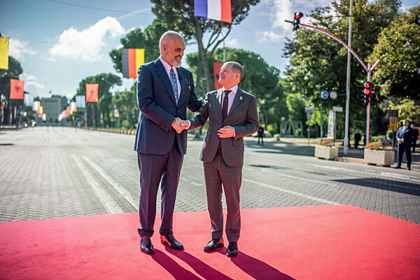 Kanzler Scholz beim Westbalkan-Gipfel