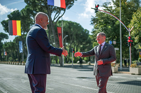 Kanzler Scholz beim Westbalkan-Gipfel