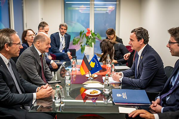 Kanzler Scholz beim Westbalkan-Gipfel