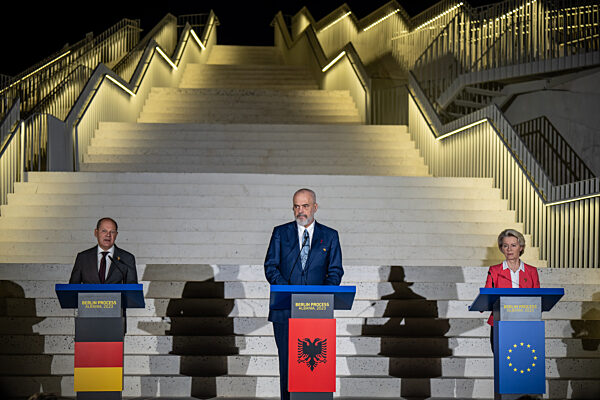 Kanzler Scholz beim Westbalkan-Gipfel