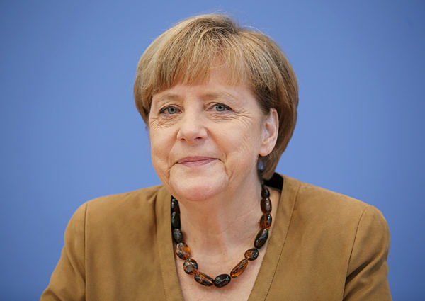 Angela Merkel in der Bundespressekonferenz