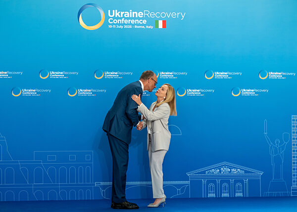 Wiederaufbaukonferenz für die Ukraine in Rom