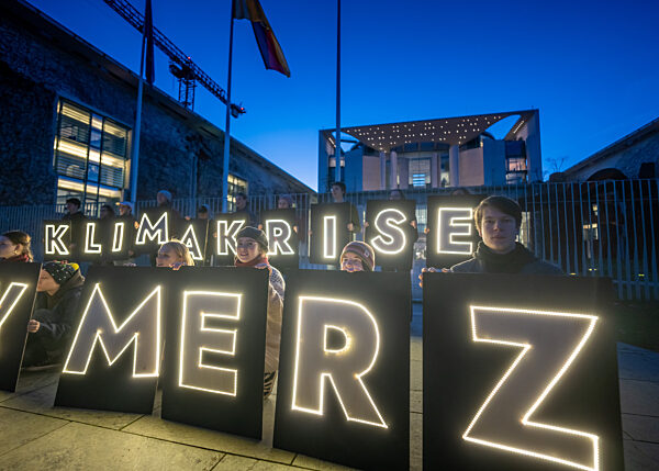 Protestaktion von Fridays for Future