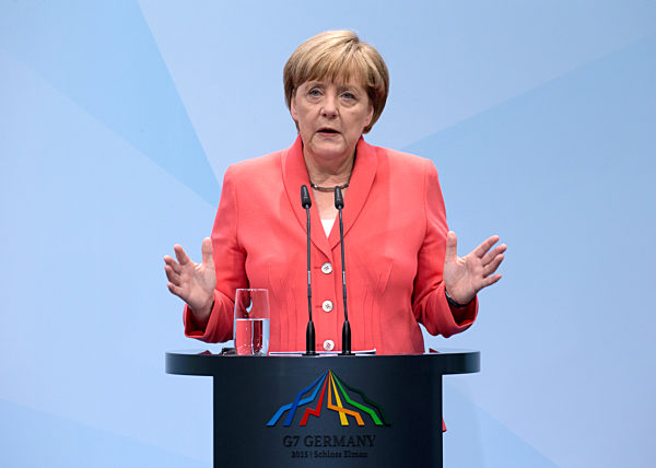 G7-Gipfel 2015 - Pk Merkel