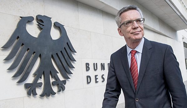 Innenminister Thomas de Maiziere Pressestatement