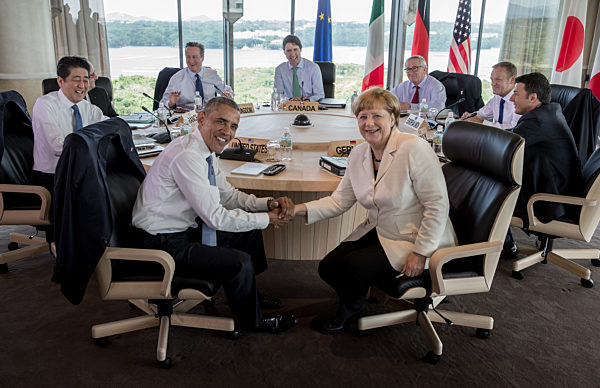 Abschluss Gipfeltreffen der Staats- und Regierungschefs der G7-St