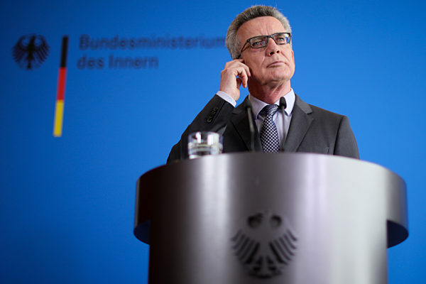 Bundesinnenminister Thomas de Maiziere