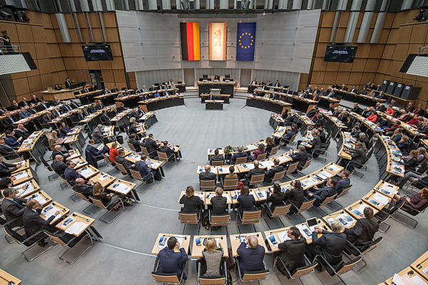 Erste Sitzung des Berliner Abgeordnetenhauses
